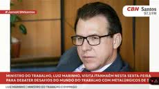 Jornal CBN Santos ocorre das 9h ao 12h, em 97.3 FM - Imagem: CBN Santos