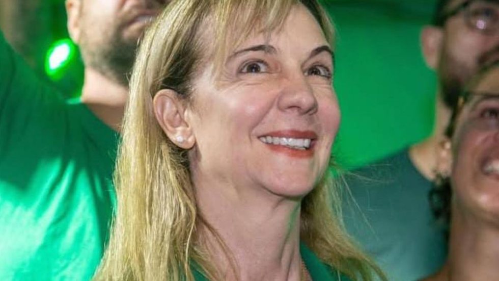 Cristina Wiazowski foi eleita prefeita de Mongaguá com 66,33% dos votos válidos, após a convocação de uma eleição suplementar - Imagem: Reprodução