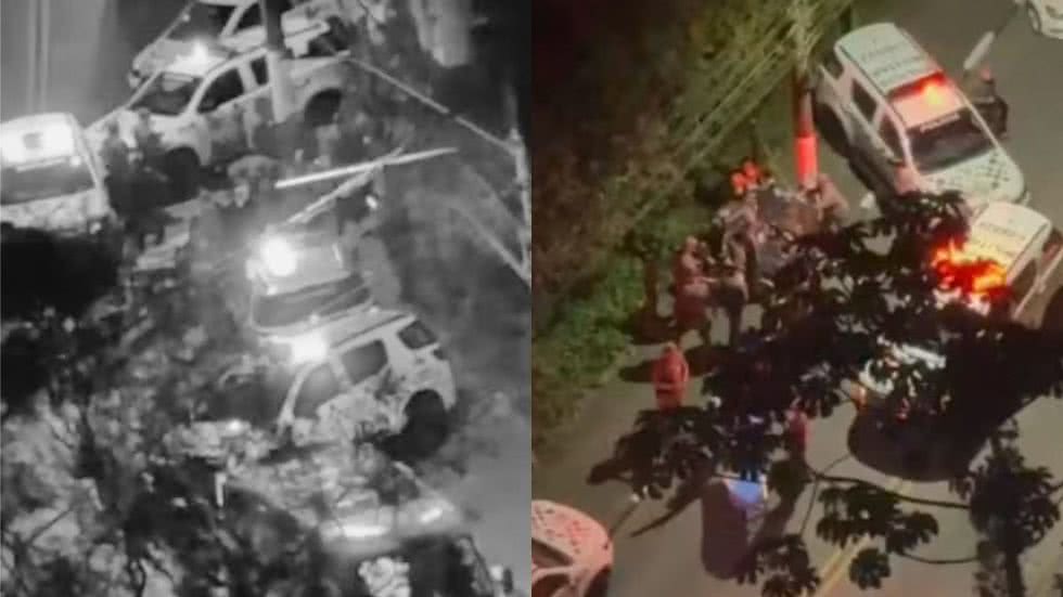 Ação policial no Morro da Nova Cintra termina com um suspeito morto e outro ferido após tentativa de fuga - Imagem: Reprodução