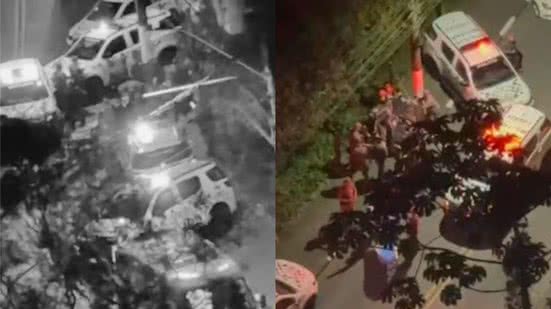 Ação policial no Morro da Nova Cintra termina com um suspeito morto e outro ferido após tentativa de fuga - Imagem: Reprodução
