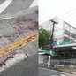 O acidente ocorreu no bairro Alemoa, onde o homem foi encontrado em parada cardiorespiratória e não sobreviveu - Imagem: Matheus Croce/TV Tribuna/ Divulgação