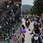 Integrantes do Sereias do Bololô participam de encontro na Baixada Santista. Criado há cerca de um ano, o motogrupo reúne mais de 20 mulheres e realiza passeios mensais pela região - Imagem: Reprodução/Instagram