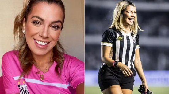 Natalia Potira, de 39 anos, está internada em São Paulo e recebe mensagens de apoio de torcedores do Santos, jogadores, artistas, familiares e amigos durante o tratamento contra um câncer metastático - Imagem: Arquivo Pessoal