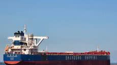 Um navio cargueiro de bandeira chinesa ficou à deriva em Santos, mas a Autoridade Portuária garante que o tráfego não foi afetado - Foto: Reprodução
