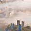 Imagem ilustrativa da neblina que cobriu a região - Imagem: Reprodução/Drone.r7
