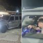 Neymar Jr. é flagrado na orla de Santos durante a madrugada de Carnaval; SUV personalizada pela Brabus chamou a atenção de fãs - Imagem:  Luiz Henrique