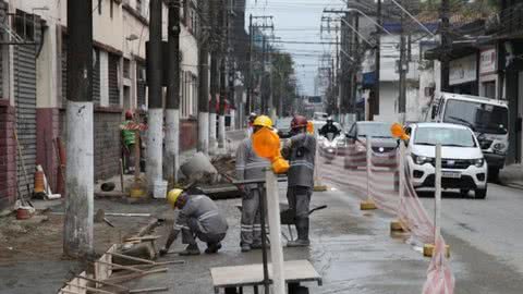 Obras do VLT interditarão vias de Santos na próxima semana; saiba quais - Imagem: reprodução Prefeitura de Santos