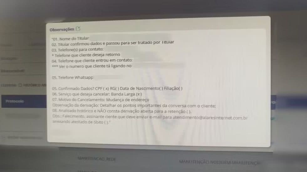 A empresa reconheceu que o erro foi causado por uma falha na entrada de dados e já tomou medidas para corrigir a situação da cliente. - Imagem: Reprodução | Acervo g1