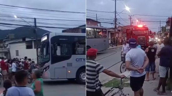 Acidente ocorreu após desembarque de passageira em avenida do bairro Perequê, em Guarujá; vítima não resistiu aos ferimentos - Imagem:  Reprodução/Netto Santos