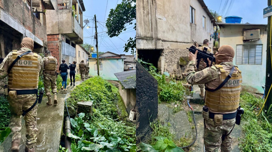 Mandados foram cumpridos em Guarujá, São Vicente e Praia Grande durante operação policial - Imagem: Divulgação | Polícia Civil de Santa Catarina