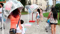 Santos é a cidade na Baixada com maior número de telefones públicos, são 357 aparelhos - Imagem: Marcelo Martins / Prefeitura de Santos