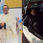 O padre Jucelino de Oliveira, de 58 anos, foi preso pela Delegacia de Defesa da Mulher de Praia Grande sob suspeita de estupro de vulnerável. A Justiça também determinou medidas de proteção às vítimas. - Imagem: Reprodução