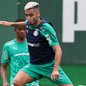 Andreas Pereira no treino do Palmeiras - Foto: Cesar Greco / Palmeiras