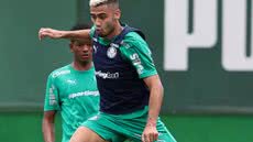 Andreas Pereira no treino do Palmeiras - Foto: Cesar Greco / Palmeiras