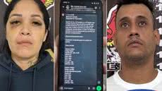 Leandro da Luz Silva (“Nike”) e Ariane de Pontes Rolim (“Pandora”), líderes de facção em cidades do litoral paulista, foram presos após investigações da Polícia Civil e análise de celulares - Imagem:  Polícia Civil