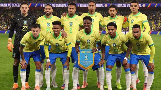 Seleção brasileira em Brasil x Senegal - Foto: Getty Images