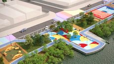 Áreas que já são ponto de encontro nos bairros devem ganhar nova estrutura com o programa Parque da Gente em São Vicente - Imagem: Divulgação/Prefeitura de São Vicente