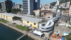 Passarela Porto-Cidade Engenheiro José Colla será interditada temporariamente para obras de melhoria em janeiro - Imagem: Reprodução