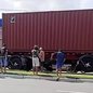 Acidente ocorreu quando a vítima caiu na via, levando a uma interdição da faixa esquerda e lentidão no trânsito da região - Imagem: Divulgação
