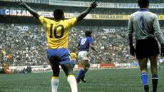 Pelé na copa de 1970 - Foto: Footure/Reprodução