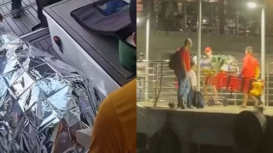 Equipes do Corpo de Bombeiros foram acionadas após um chamado de socorro de uma embarcação de pesca profissional - Foto: Corpo de Bombeiros