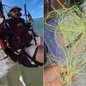 Adriano Azevedo dos Santos, de 41 anos, morreu na segunda-feira (24), um dia após sofrer uma queda de aproximadamente 10 metros durante um voo de paramotor em Itanhaém - Imagem: Arquivo Pessoal