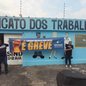 Adriano Pixoxó, líder do Sindicato afirma que greve pode se estender até segunda-feira (24) - Reprodução: Imagens | Redes Sociais Sindicato Praia Grande