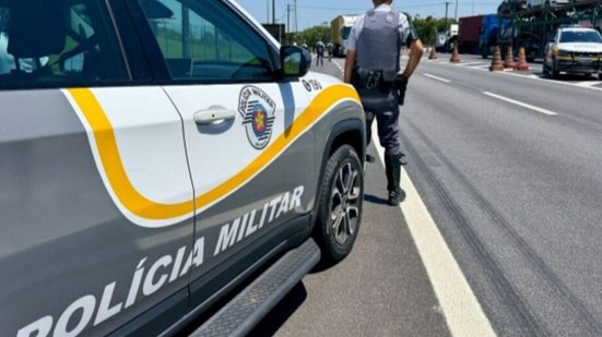 Drones da Polícia Militar Rodoviária têm sido fundamentais para reduzir crimes e acidentes nas rodovias da Baixada Santista, trazendo mais segurança para motoristas e passageiros - Imagem: Divulgação/SSP-SP