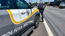 Drones da Polícia Militar Rodoviária têm sido fundamentais para reduzir crimes e acidentes nas rodovias da Baixada Santista, trazendo mais segurança para motoristas e passageiros - Imagem: Divulgação/SSP-SP