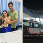 A bebê foi estabilizada e encaminhada para avaliação médica. - Imagem: 29º Batalhão da Polícia Militar