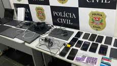 O mandado de busca e apreensão foi cumprido no local - Imagem: Divulgação/ Polícia Civil/ Elimeira