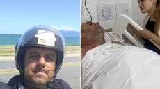 Francisco Carlos Monteiro recebeu aplicação experimental de polilaminina após sofrer uma lesão medular em acidente ocorrido enquanto trabalhava em São Vicente - Imagem: Arquivo Pessoal