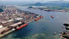 O cais santista alcançou 171,62 milhões de toneladas no acumulado entre janeiro e novembro de 2025. - Imagem: Reprodução