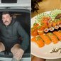 Empresário foi preso após ser abordado com 4,3 kg de salmão furtados de hipermercado em Guarujá - Imagem: Reprodução/Redes Sociais