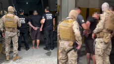 Kross foi capturado em um condomínio à beira-mar durante operação conjunta com Deic de Santos - Imagem: Reprodução | PCMG