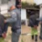 Homem foi preso em flagrante após ser acusado de se masturbar enquanto observava uma mulher dentro de uma academia na Avenida Presidente Wilson, em São Vicente, na terça-feira (27) - Imagem: Polícia Militar/Divulgação