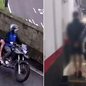 Polícia Militar prendeu um dos suspeitos do roubo ocorrido na Avenida Senador Feijó, em Santos. - Imagem: Divulgação / Polícia Militar
