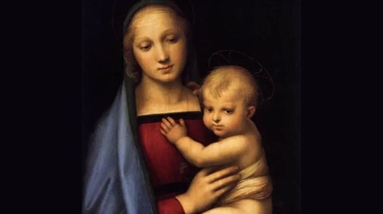 Madona renascentista: entre a graça divina e o ideal feminino da época - Rafael, Madonna del Granduca (1505)