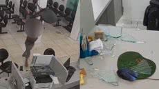 Mulher grávida foi transferida para hospital vizinho após ser agredida; polícia investiga as circunstâncias do caso - Imagem: Reprodução