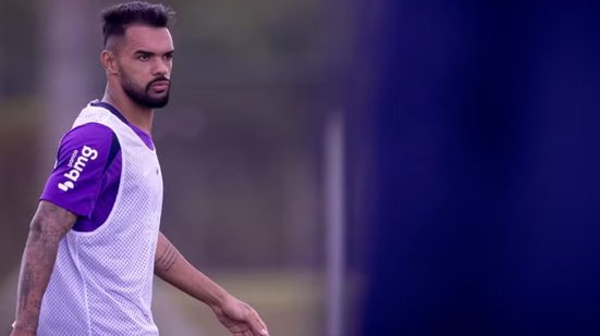 Raniele no treino do Corinthians no CT Joaquim Grava - Foto: Rodrigo Coca/Agência Corinthians