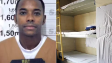 Robinho cumpre pena no Centro de Ressocialização de Limeira (SP) após condenação definitiva por estupro. - Imagem: Reprodução e Defensoria Pública do Estado de São Paulo