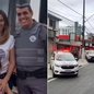 O sargento da Polícia Militar Samir do Nascimento Rodrigues Carvalho foi condenado a 123 anos e quatro meses de prisão pelo assassinato da esposa, Amanda Fernandes Carvalho, e pela tentativa de homicídio da filha, em uma clínica no bairro Marapé, em Santos - Imagem: Vanessa Rodrigues/A Tribuna Jornal e Redes sociais