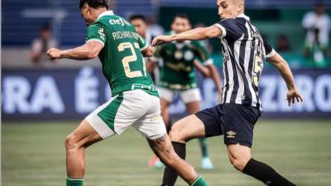 O Peixe perdeu de 2 a 1 para o Palmeiras - Imagem: Instagram/ @santosfc