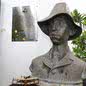Guarujá inaugura busto em homenagem aos 150 anos de Santos Dumont - Imagem: reprodução Prefeitura de Guarujá