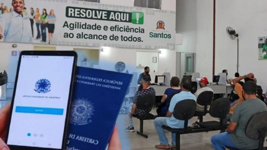 Santos cria vagas e fortalece mercado de trabalho em SP - Imagem: Prefeitura de Santos