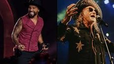 Ambas as apresentações foram abertas ao público, na praia do Gonzaga - Imagem: Reproução / Juicy Santos