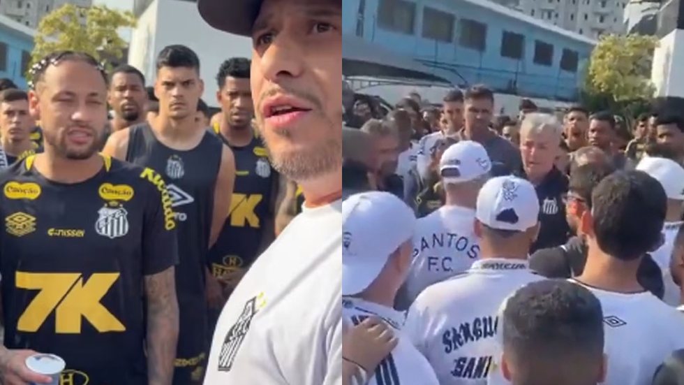 Torcedores questionam a atitude do elenco e pedem por uma resposta imediata em campo após a humilhante derrota - Imagem: Reprodução