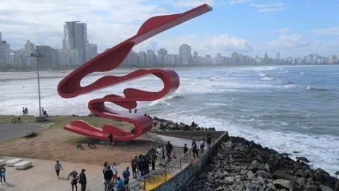 Santos mantém liderança no Mapa do Turismo Brasileiro - Imagem: Reprodução/Prefeitura de Santos