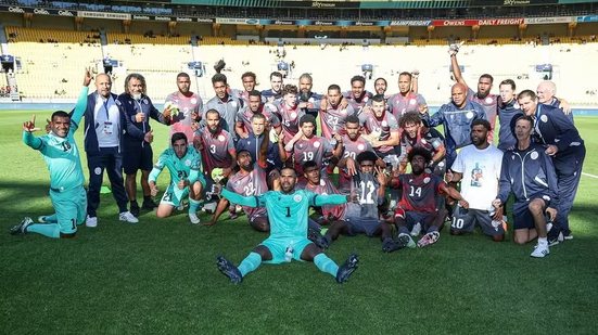 Equipe ficou a um passo de disputar a primeira Copa do Mundo da história. - Imagem: OFC via PHOTOTEK