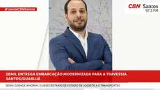 Com investimento de R$ 4,7 milhões, a FB-16 amplia capacidade de transporte e melhora eficiência no sistema de travessias - Foto: Rádio CBN Santos